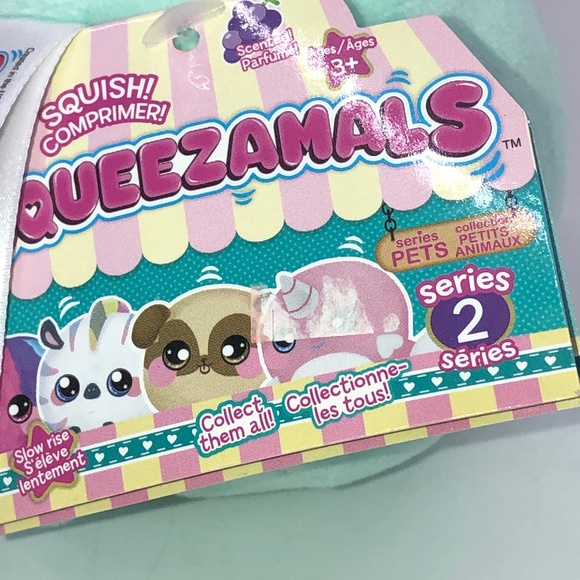 Squeezamals Samantha Sloth Green Plush -NWT - Picture 2 of 12